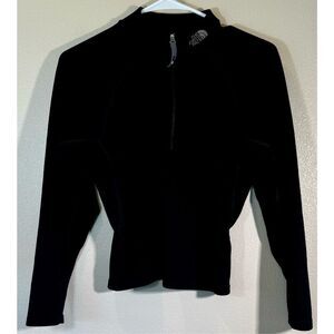 The North Face Womens Flight Series 1/4 Zip Up Women’s Black Pullover XS
